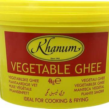 Khanum, Vegetable Ghee, 4 Kg